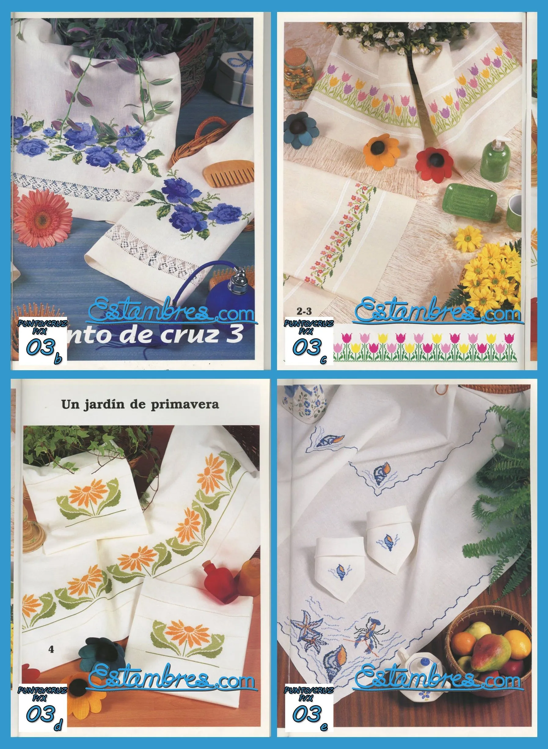 PUNTO DE CRUZ NO.03 [Revista de Bordado Punto de Cruz] - de Muestras y  Motivos - Estambres.com
