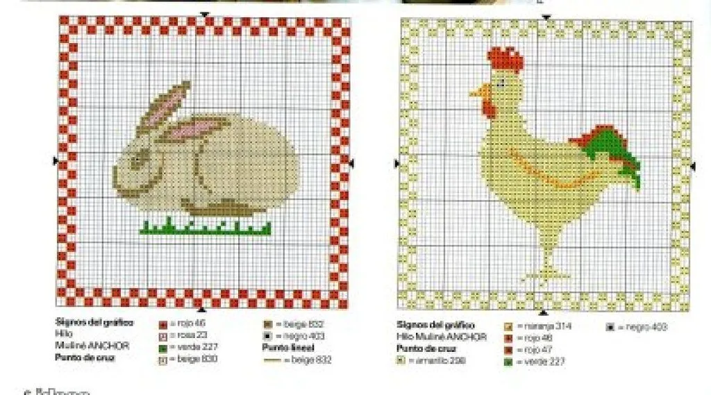 Animales en punto de cruz | Aprender manualidades es facilisimo. Animales en punto de cruz | Aprender manualidades es facilisimo.