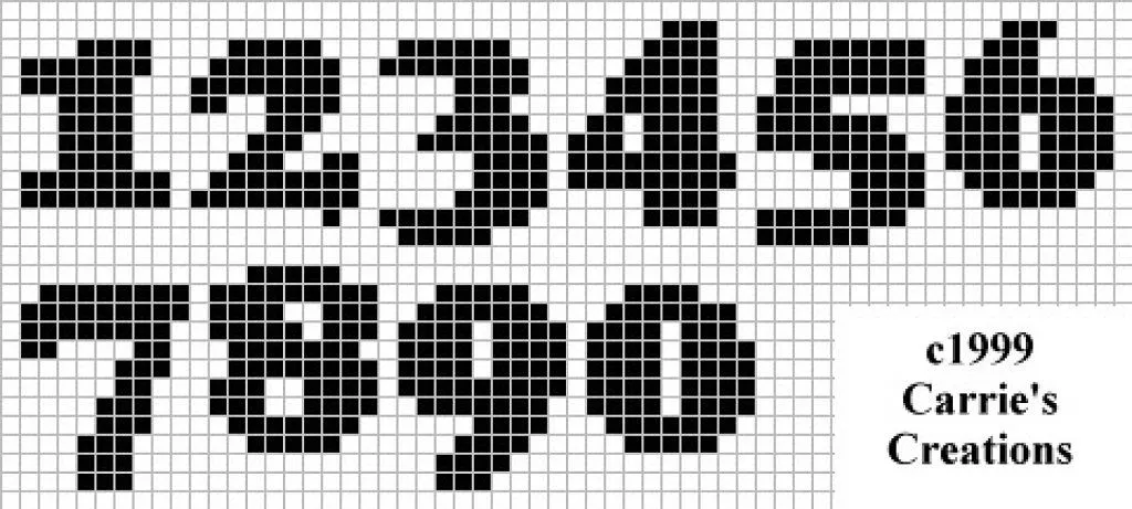 patrones de numeros | Aprender manualidades es facilisimo.com patrones de numeros | Aprender manualidades es facilisimo.com