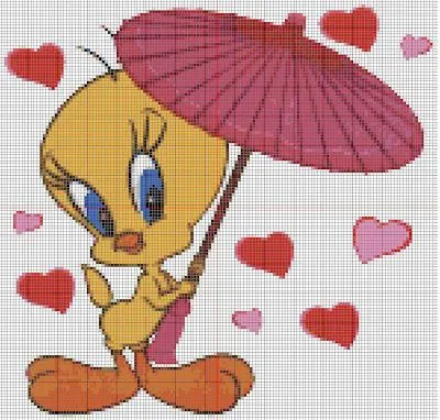 punto de cruz Piolin | Blog de imágenes