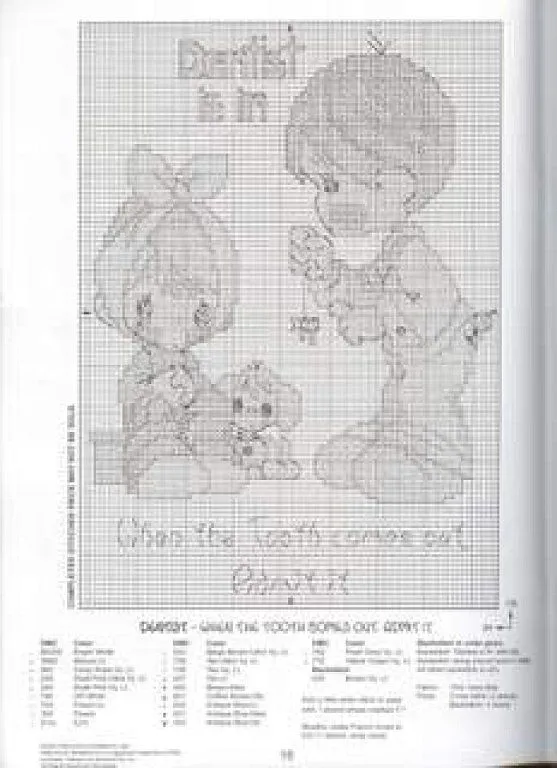 Punto cruz Precious Moments bebés - Imagui