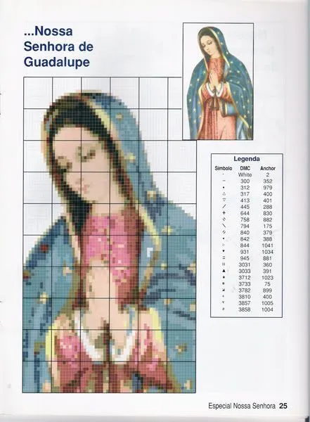 Punto Cruz Virgen Guadalupe Picture Samosa Photobucket | P x Na ...