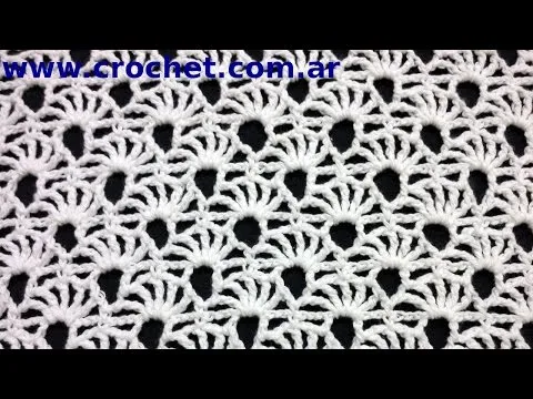 Punto Fantasía N° 73 en tejido crochet tutorial paso a paso. - YouTube Punto Fantasía N° 73 en tejido crochet tutorial paso a paso. - YouTube