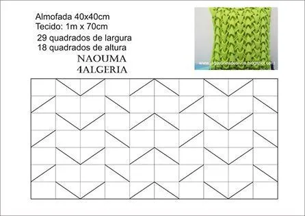 punto flecha | #graficos de la tecnica del capitone | Pinterest punto flecha | #graficos de la tecnica del capitone | Pinterest