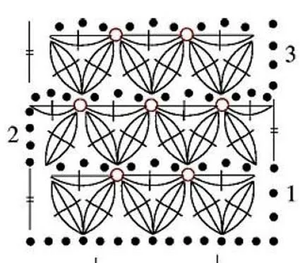 Punto jazmin crochet - Imagui