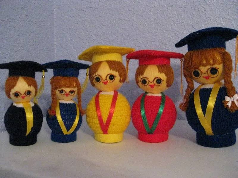 para hacer punto de la graduación de la muñeca-Muñecas ...