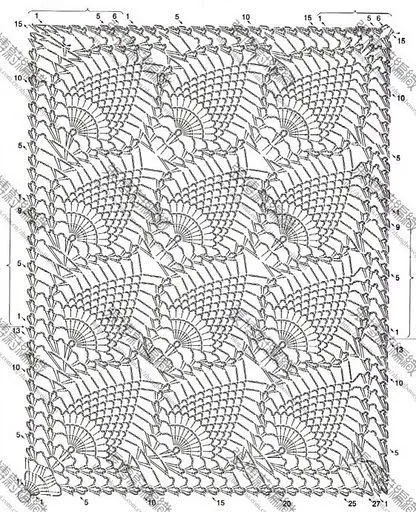 punto piña a crochet graficos - Buscar con Google | punto piña ... punto piña a crochet graficos - Buscar con Google | punto piña ...