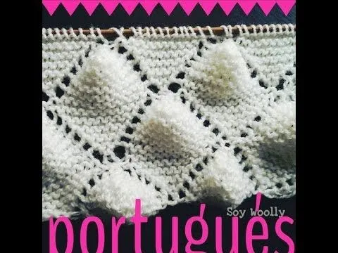 Punto Portugués, especial para mantas de bebé reversibles! - Soy ... Punto Portugués, especial para mantas de bebé reversibles! - Soy ...