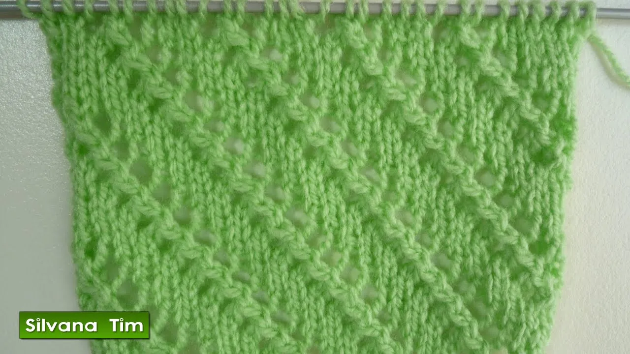 Punto (puntada) LINEAS en DIAGONAL. Knitting. Tejido con dos ... Punto (puntada) LINEAS en DIAGONAL. Knitting. Tejido con dos ...