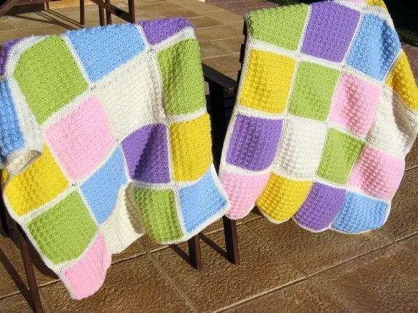 Mantas Bebé (baby afghan) | esdovi.com ( El Señor de los Ovillos )