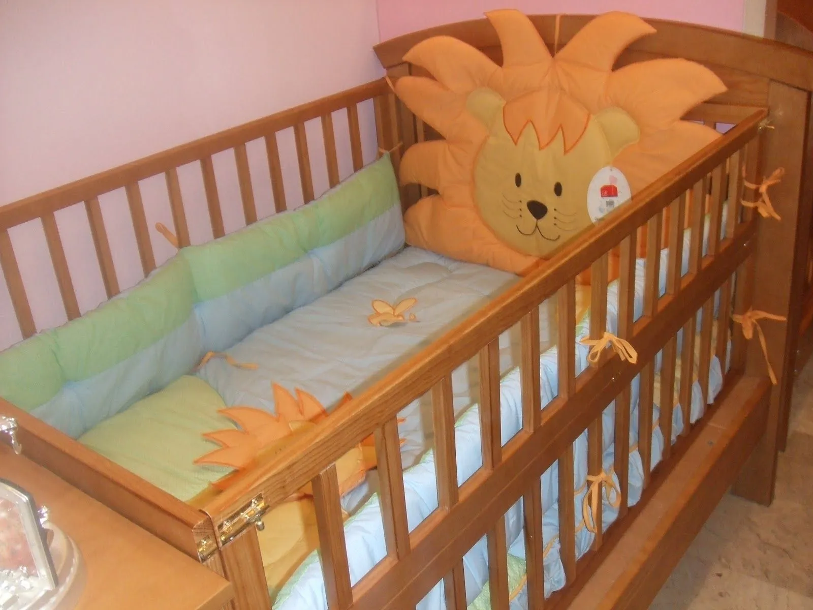 PUNTOS BASICOS CARPINTERIA.: CAMA CUNA. Original en madera de pino ...
