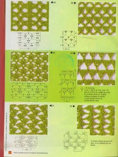 Puntos calados crochet patrones - Imagui
