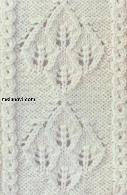 puntos calados on Pinterest | Tricot, Tejido and Knit Lace