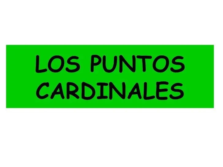 Puntos Cardinales