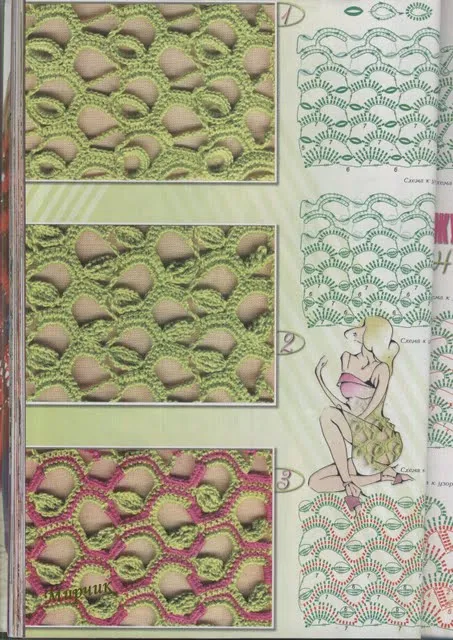 Puntos a crochet calados - Imagui