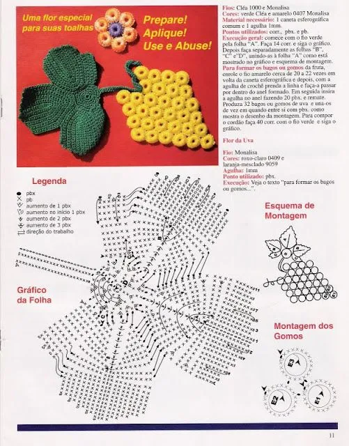SOLO PUNTOS: crochet, circulos, cuadrados