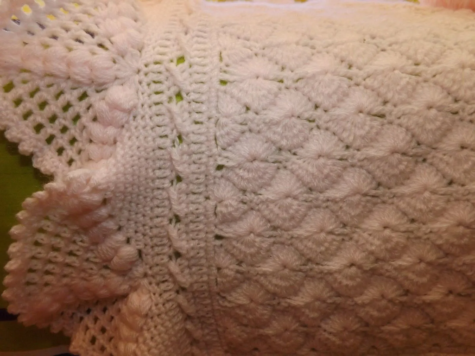 Puntos a crochet para mantas de bebé - Imagui
