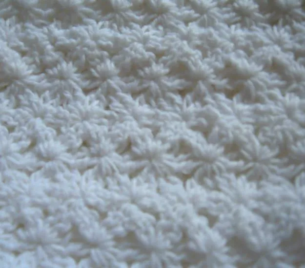 Puntos de crochet para pañoleta de bebé - Imagui