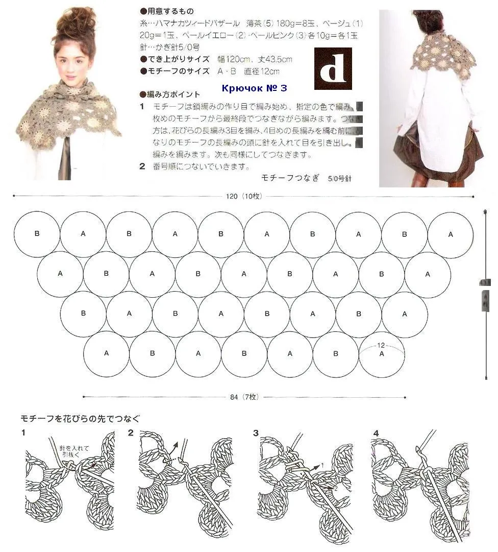 Puntos para tejer chal a crochet : cositasconmesh Puntos para tejer chal a crochet : cositasconmesh
