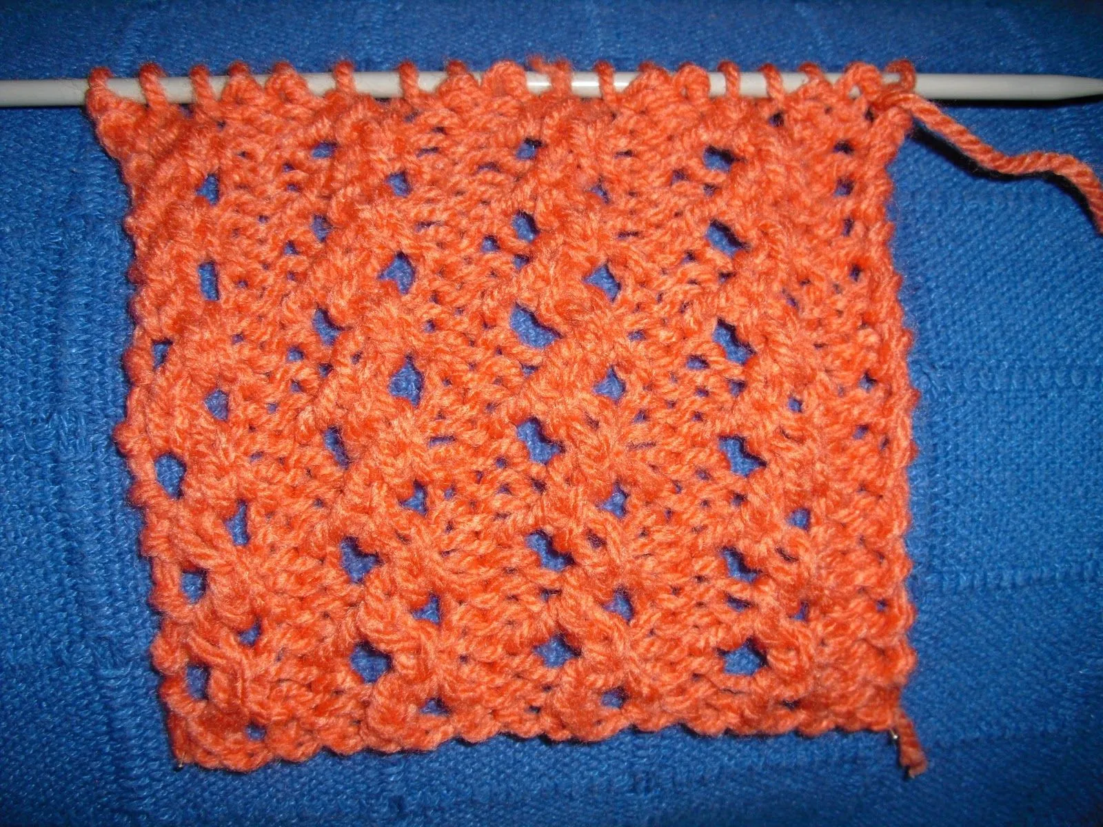 Tejiendo y Creando: Punto calado en relieve Tejiendo y Creando: Punto calado en relieve