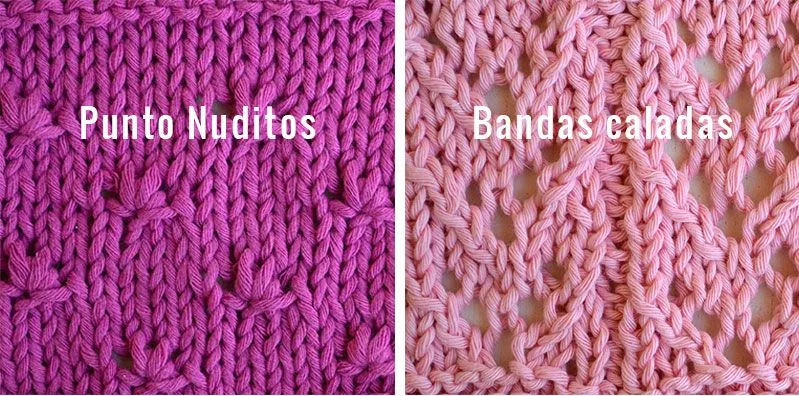 Puntos para el verano, calados o no. | Pearl Knitter Puntos para el verano, calados o no. | Pearl Knitter
