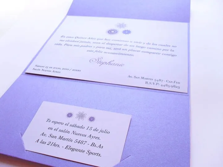 PuntoSur | Gráfica para Eventos: Tarjeta invitación 15 años ...