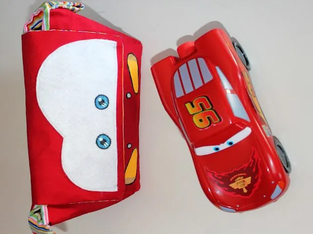 Puppetilandia: Patrón bolso Rayo Macqueen