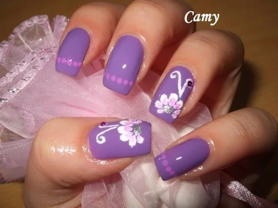 Purple #Nails #uñas color #purpura #indigo #morado #violeta ... Purple #Nails #uñas color #purpura #indigo #morado #violeta ...