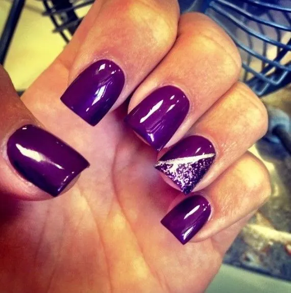 Purple #Nails #uñas color #purpura #indigo #morado #violeta ... Purple #Nails #uñas color #purpura #indigo #morado #violeta ...