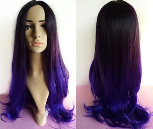 Púrpura Estilos De Cabello Negro - Compra lotes baratos de Púrpura ...