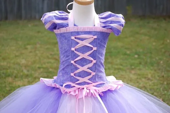 Púrpura princesa tutu personalizada vestido por RainbowsLNG en Etsy