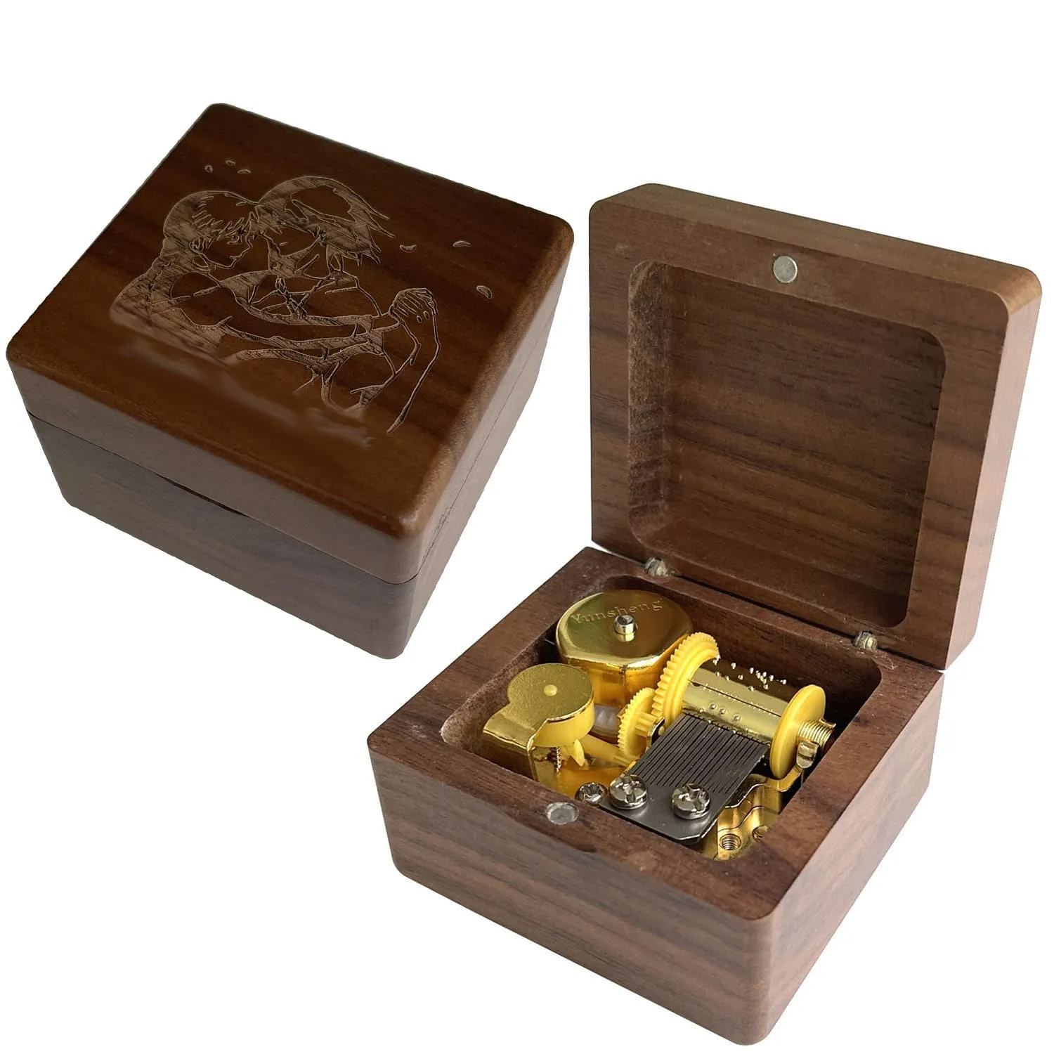 Pursuestar Caja de música vintage de lujo tallado de madera de nogal con movimiento dorado, regalo para Navidad, San Valentín, aniversario, cumpleaños, boda, Acción de Gracias para HowlsMoving Castle : Amazon.com.mx: Hogar Pursuestar Caja de música vintage de lujo tallado de madera de nogal con movimiento dorado, regalo para Navidad, San Valentín, aniversario, cumpleaños, boda, Acción de Gracias para HowlsMoving Castle : Amazon.com.mx: Hogar