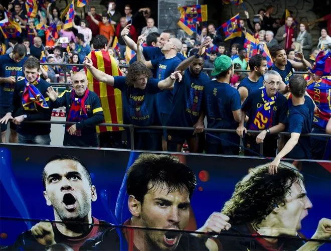 Puyol, animado - Fotogalería - MARCA.