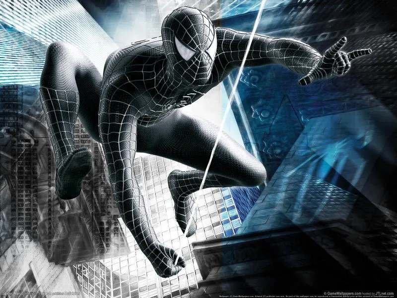 Puzzle de el hombre araña negro , rompecabezas de