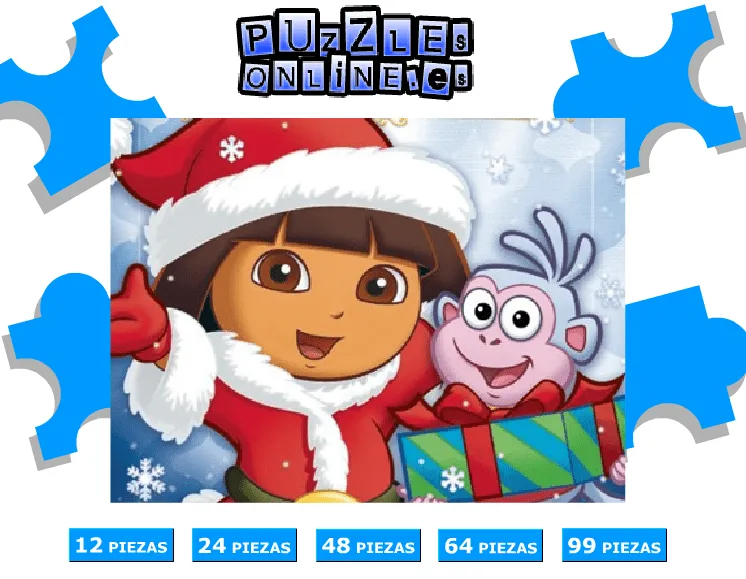Puzzles Navidad :: Dora la exploradora