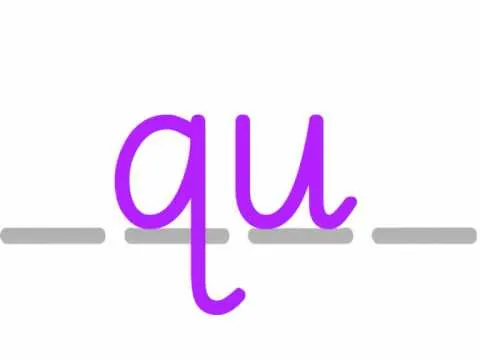 Qu - Alphabet letters and sounds - phonics - YouTube