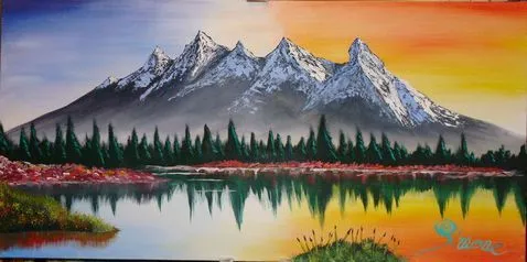 Quadri Paesaggi - Paesaggio Primaverile / Pittori e Quadri Quadri Paesaggi - Paesaggio Primaverile / Pittori e Quadri