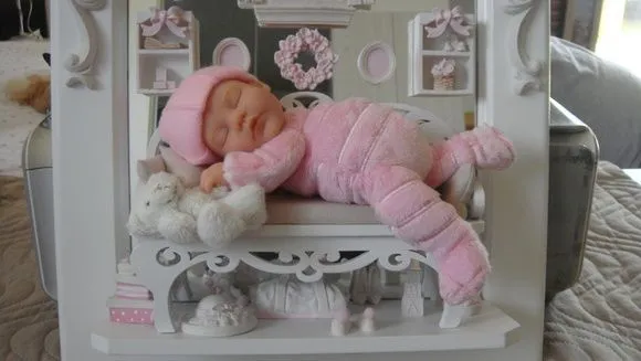 Quadrinho anne geddes com luminaçáo