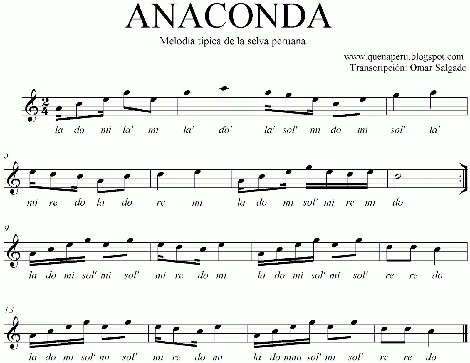 QUENAPERÚ: Anaconda - Danza típica de la Selva.