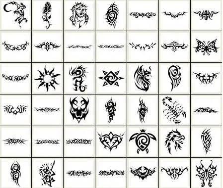 Juego de formas de tatuajes para Photoshop | CosasSencillas.Com Juego de formas de tatuajes para Photoshop | CosasSencillas.Com