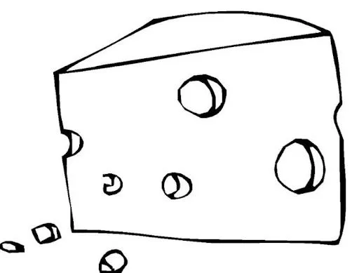 De queso para colorear - Imagui