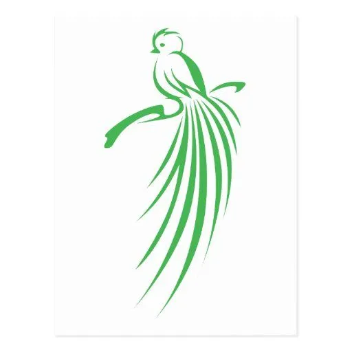 Quetzal para dibujar. - Imagui