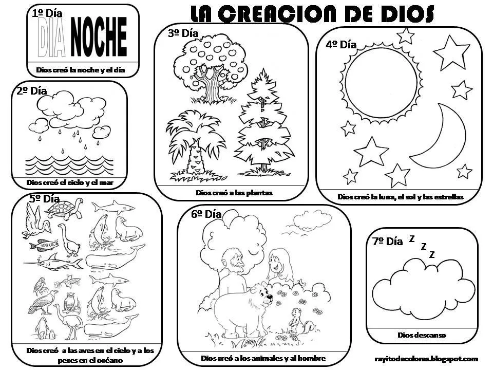 Si quieres aprender, ENSEÑA.: La Creación de Dios | religion ...