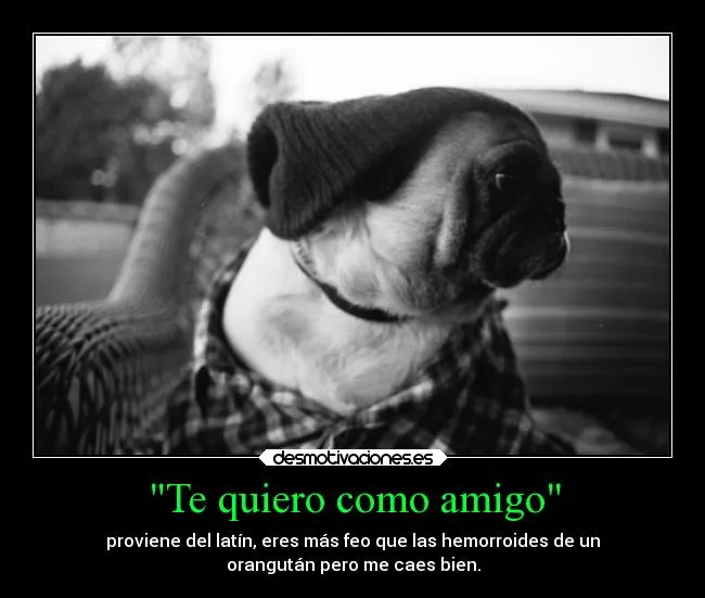Te quiero como amigo" | Desmotivaciones