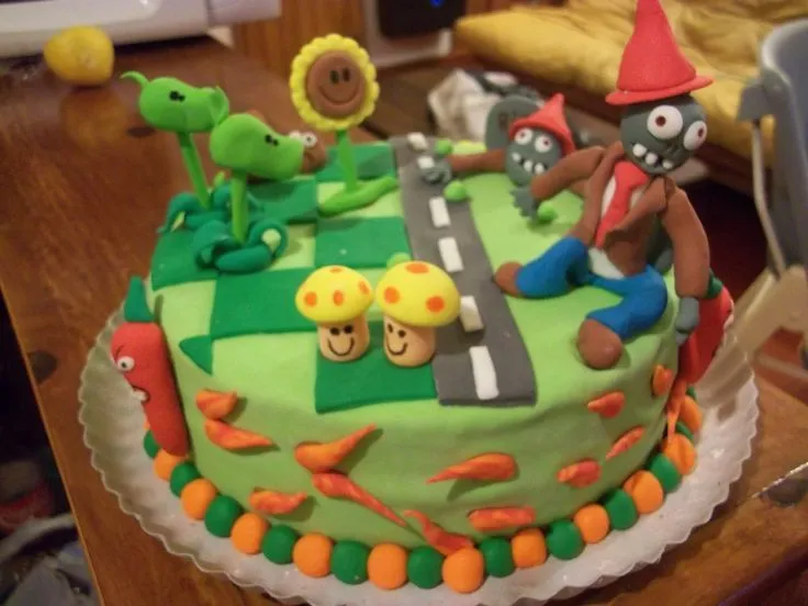 Torta de plants vs zombies - Imagui