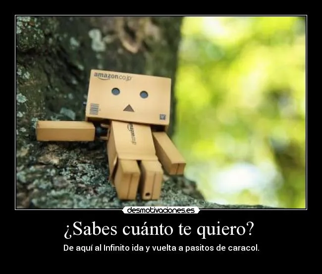 Sabes cuánto te quiero? | Desmotivaciones