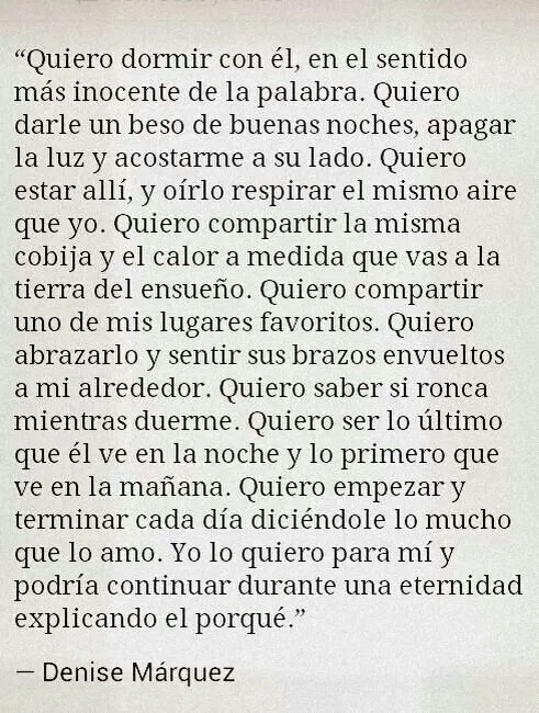 Quiero dormir cada noche junto a ti JLAG. ♥♡❤ღ❤♥ ♡Te quiero ... Quiero dormir cada noche junto a ti JLAG. ♥♡❤ღ❤♥ ♡Te quiero ...