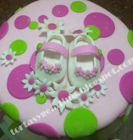 Tortas CUADRADAS de baby shower para niña - Imagui