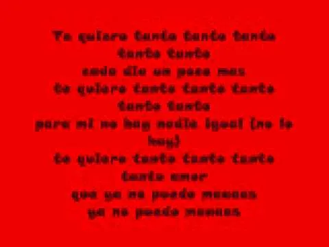 Te quiero tanto tanto OV7 (LETRA).wmv - YouTube