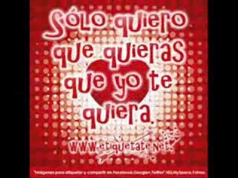Te quiero mucho princesa!!! - YouTube